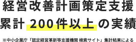 全国No.2 の支援実績！累計198件以上の実績