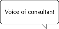 voice of consultant